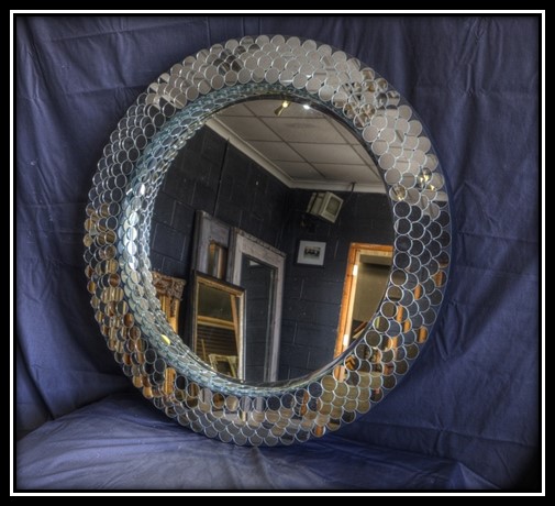 Luxury Large Circular Mirror