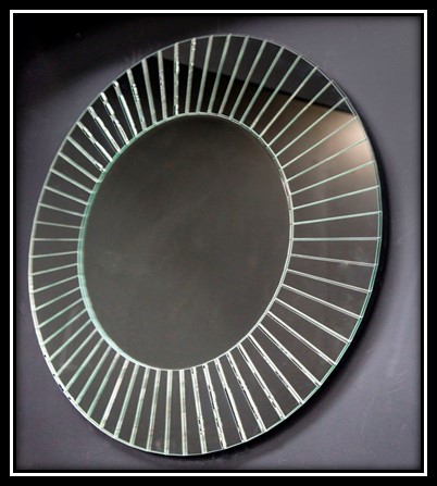 Modern Radial Wall Mirror